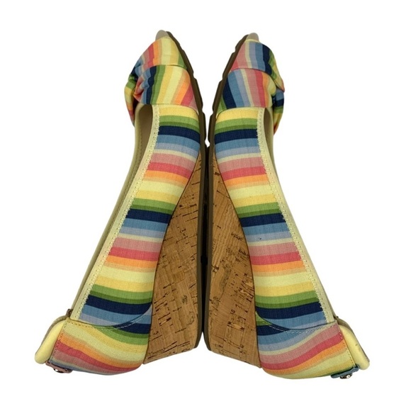 Anne Klein Sport Wedge Open Toe Size 8M - Picture 3 of 4